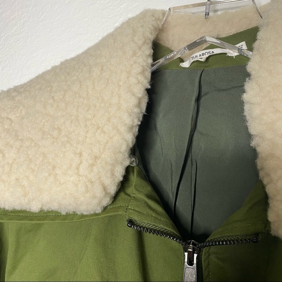 TULAROSA army sherpa johnnie jacket - Picture 15 of 16